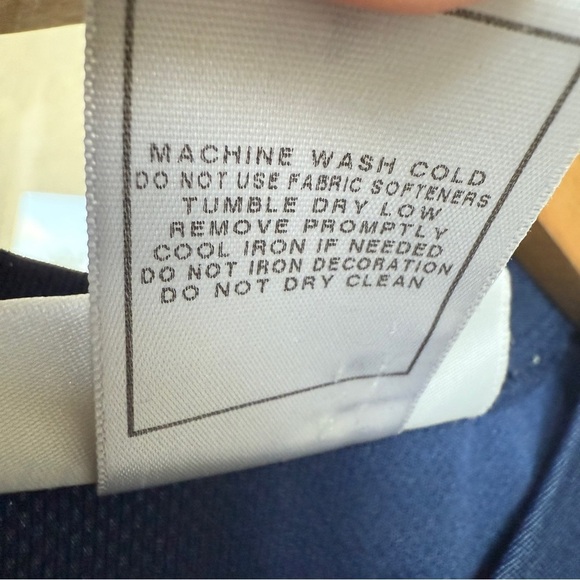 Dallas Cowboys Ezekiel Elliott Youth Girls Jersey Navy Blue Size L NFL Athletic - Picture 7 of 7